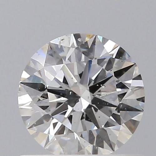 0.58 carat F-SI2 Excellent cut Natūralus Round Deimantas (1)