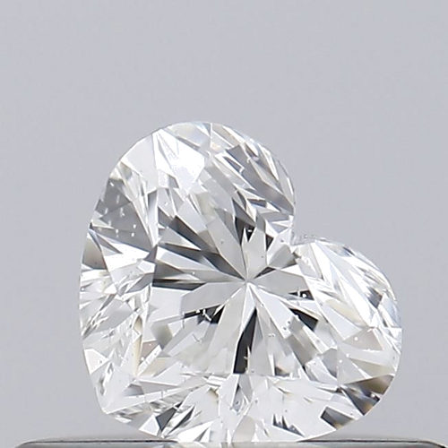 0.3 carat H-SI2 Natūralus Heart Deimantas (1)