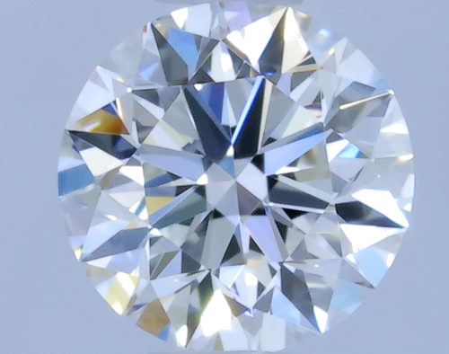 0.44 carat F-VVS1 Excellent cut Natūralus Round Deimantas (1)