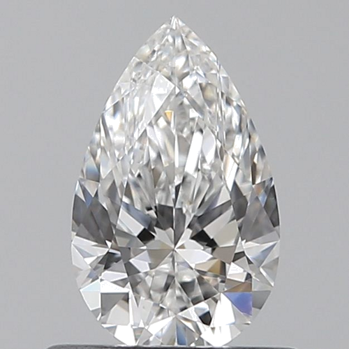 0.5 carat E-IF Natūralus Pear Deimantas (1)