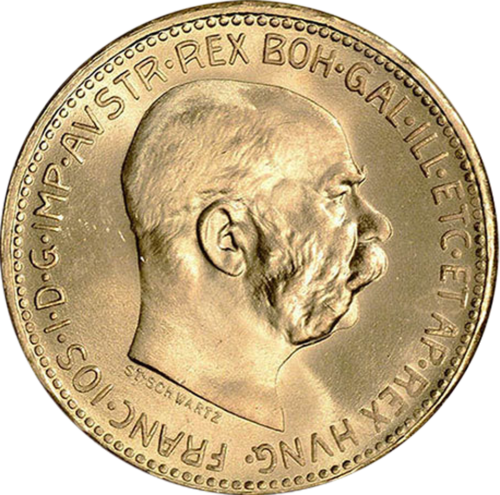 20 крон Австрия Франц Иосиф I (1848-1916) золотая монета (1)