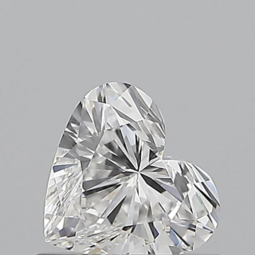 0.5 carat E-VVS1 Natūralus Heart Deimantas (1)