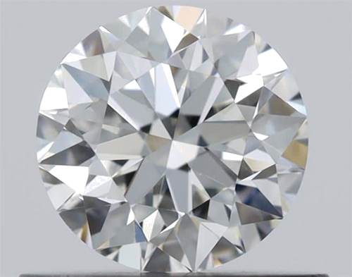 0.52 carat H-VVS1 Excellent cut Natūralus Round Deimantas (1)