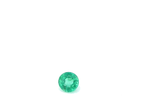 0.33 carat GREEN Round Smaragdas (1)