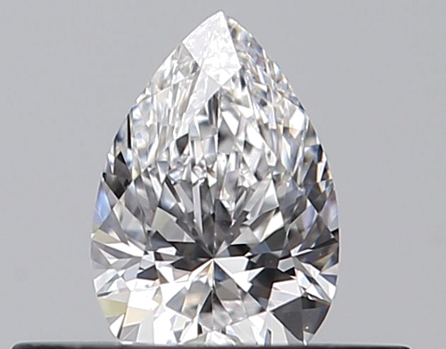 0.29 carat D-VVS2 Natūralus Pear Deimantas (1)