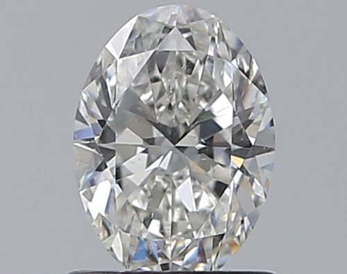 0.77 carat H-SI1 Natūralus Oval Deimantas (1)