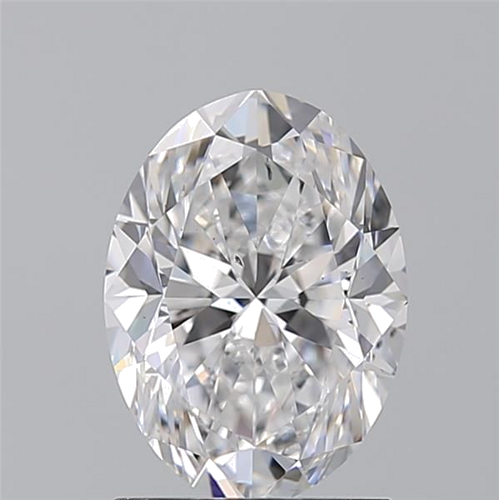 1.7 carat D-SI1 Natūralus Oval Deimantas (1)