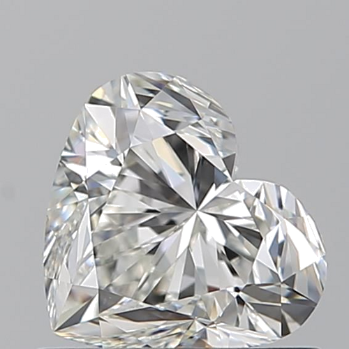 0.9 carat I-VS2 Natūralus Heart Deimantas (1)
