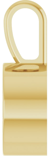Pakabukas „Bezel-Set Solitaire“ 14k yellow gold Round 7.5mm (3)