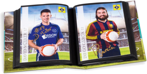 Джобен албум за автографи с футболни карти (2)