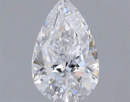 0.5 carat D-SI2 Natūralus Pear Deimantas (1)