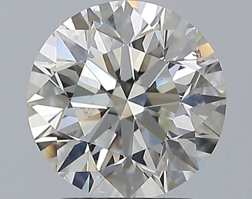 2.01 carat I-SI1 Excellent cut Natūralus Round Deimantas (1)