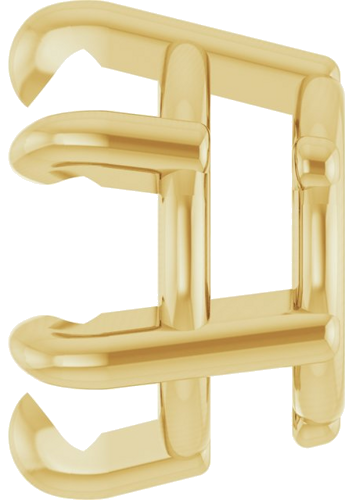 14K Yellow 7 mm Round Slide Pendant Mounting (3)