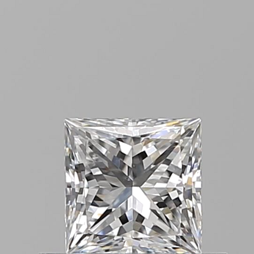 0.5 carat E-VS2 Natūralus Princess Deimantas (1)