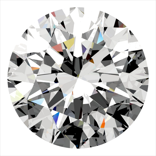 0.3 carat E-VS2 Excellent cut Natūralus Round Deimantas (1)