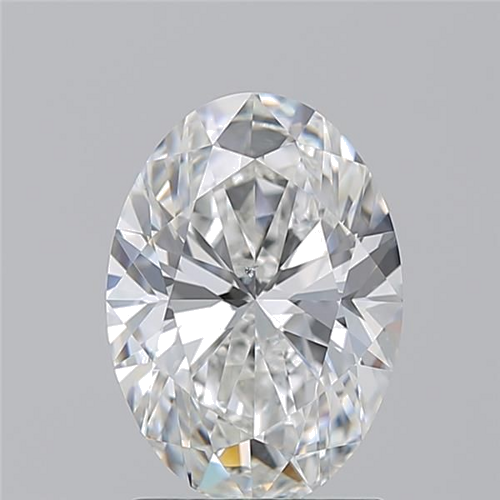 1.76 carat F-SI1 Natūralus Oval Deimantas (1)