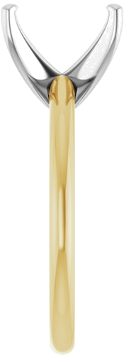 Sužadėtuvių Žiedas „Solitaire“ 585 Baltojo Ir Geltonojo Aukso Emerald 9mm x 7mm (4)