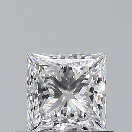 0.56 carat D-VVS2 Natūralus Princess Deimantas (1)