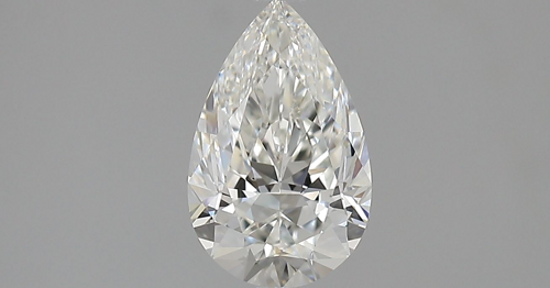 1.01 carat H-VS2 Natūralus Pear Deimantas (1)