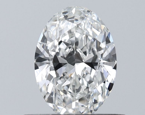 0.4 carat F-VVS1 Natūralus Oval Deimantas (1)