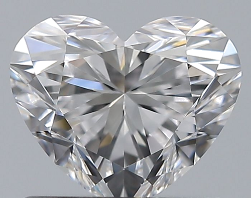 0.78 carat D-VVS2 Natūralus Heart Deimantas (1)