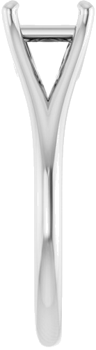 Sužadėtuvių Žiedas „Solitaire“ 585 Baltojo Aukso Square 5.5mm (4)