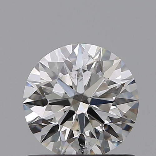 0.76 carat F-SI2 Excellent cut Natūralus Round Deimantas (1)