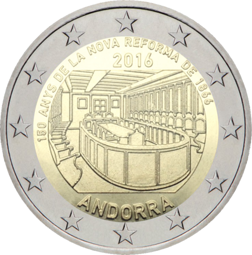 2016 Andorra Reforms 2 euro coin (3)