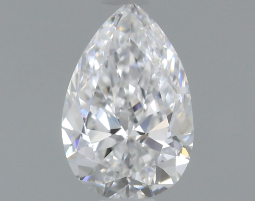 0.3 carat D-VS2 Natūralus Pear Deimantas (1)