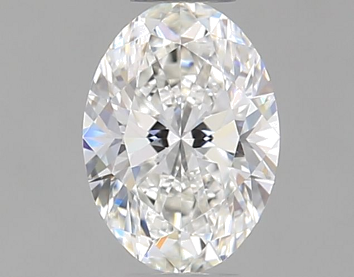 0.4 carat F-VVS2 Natūralus Oval Deimantas (1)