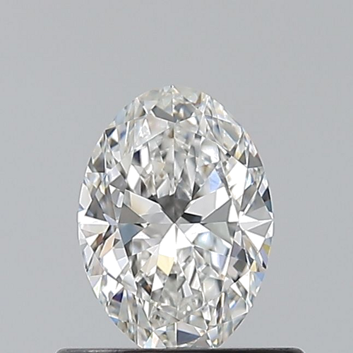 0.51 carat F-VVS2 Natūralus Oval Deimantas (1)
