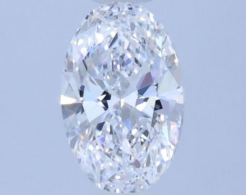 0.5 carat D-VS2 Natūralus Oval Deimantas (1)
