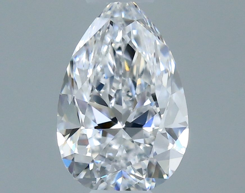 0.32 carat D-IF Natūralus Pear Deimantas (1)