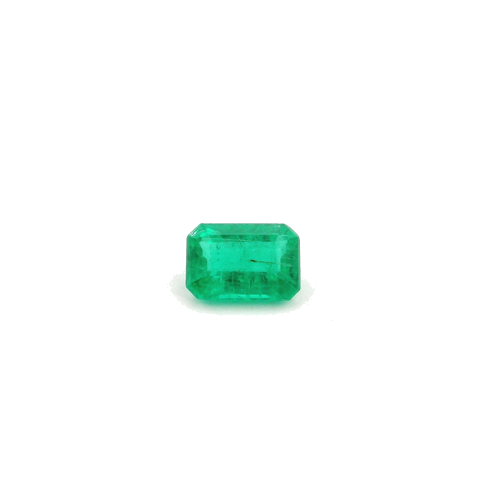 0.45 carat GREEN STEP cut Emerald Smaragdas (1)