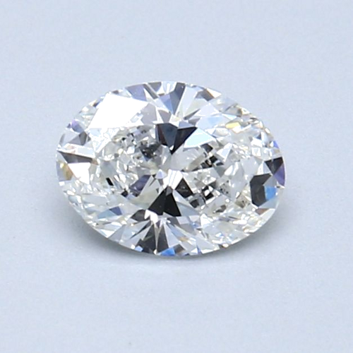 0.58 carat E-SI1 Natūralus Oval Deimantas (1)