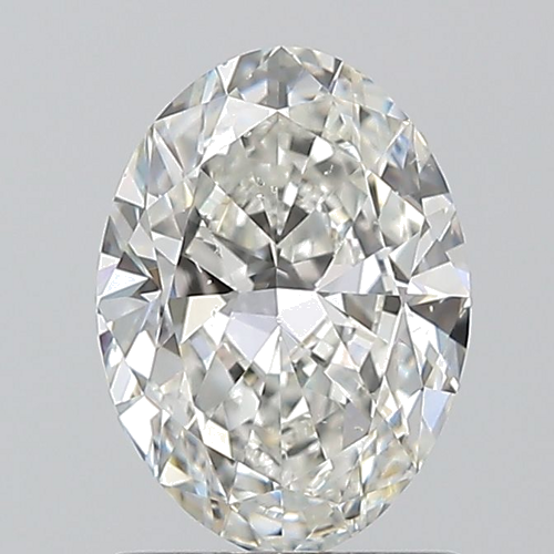 1.0 carat H-SI1 Natūralus Oval Deimantas (1)