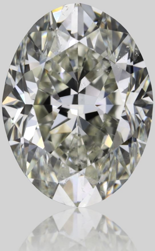 1.01 carat K-SI2 Natūralus Oval Deimantas (1)