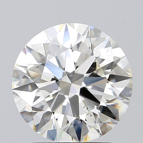 2.01 carat I-SI1 Excellent cut Natūralus Round Deimantas (1)