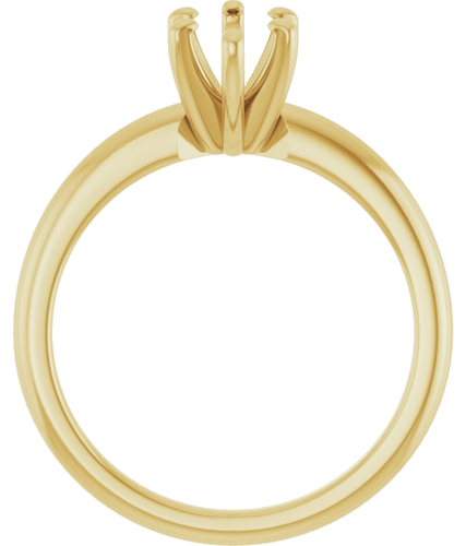 14K Yellow  10x5 mm Marquise Solitaire Engagement Ring Mounting (2)