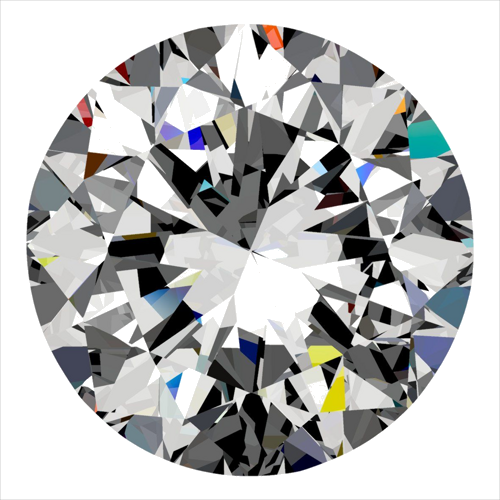 0.3 carat J-SI1 Fair cut Natūralus Round Deimantas (1)