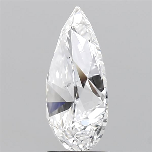 3.01 carat D-SI1 Natūralus Pear Deimantas (1)
