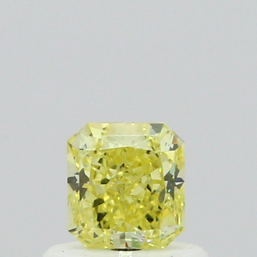 0.51 carat Fancy Intense  Yellow-SI1 Natūralus Radiant Deimantas (1)