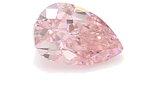 0.19 carat Fancy Intense Pink-SI1 Natūralus Pear Deimantas (1)