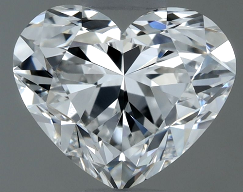 1.01 carat F-VVS1 Natūralus Heart Deimantas (1)