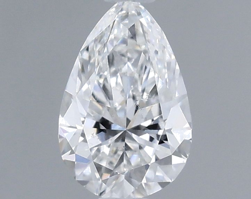 0.5 carat E-SI2 Natūralus Pear Deimantas (1)