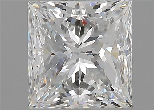 1.71 carat E-VS1 Natūralus Princess Deimantas (1)