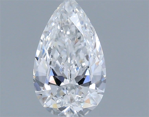 0.42 carat E-IF Natūralus Pear Deimantas (1)