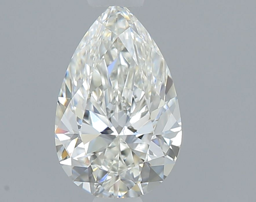 0.5 carat H-VS1 Natūralus Pear Deimantas (1)