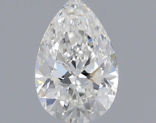 0.43 carat G-VVS2 Natūralus Pear Deimantas (1)