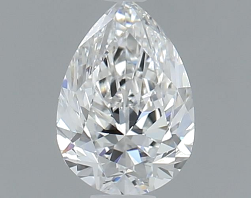 0.7 carat F-VS1 Natūralus Pear Deimantas (1)